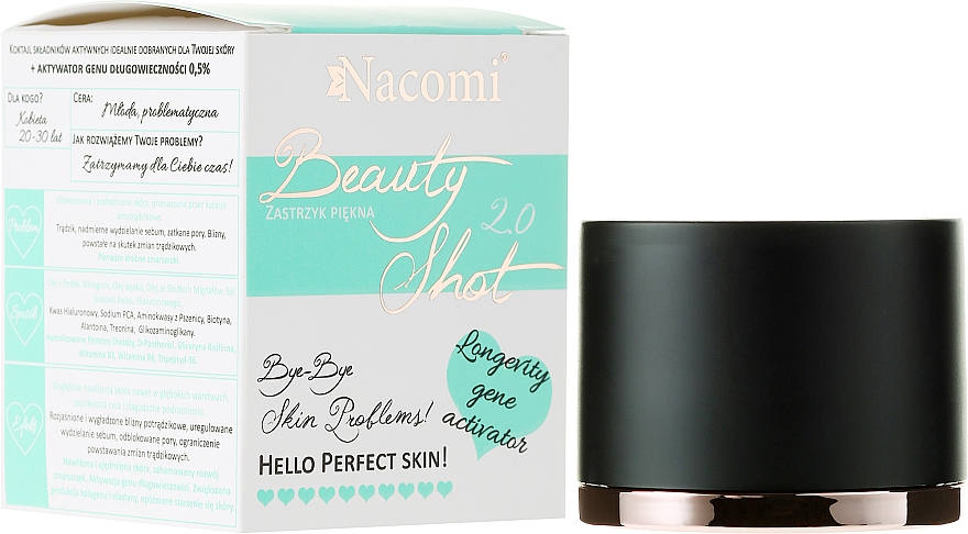 Konzentriertes Gesichtsserum gegen Akne, Pickel und Rötungen - Nacomi Beauty Shots Concentrated Serum 2.0 — Bild N1