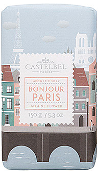 Feste Naturseife mit Jasminduft - Castelbel Bonjour Paris Soap — Bild N1