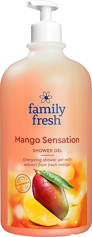 Energiespendendes Duschgel mit Mangoextrakt - Family Fresh Mango Sensation Shower Gel — Bild N2