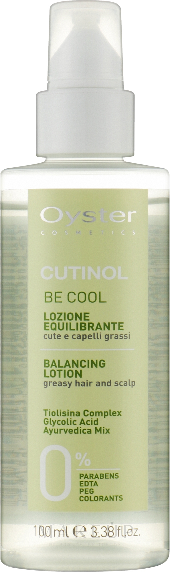 Haarlotion - Oyster Cosmetics Cutinol Be Cool Balsam Normalization Sebum — Bild 100 ml