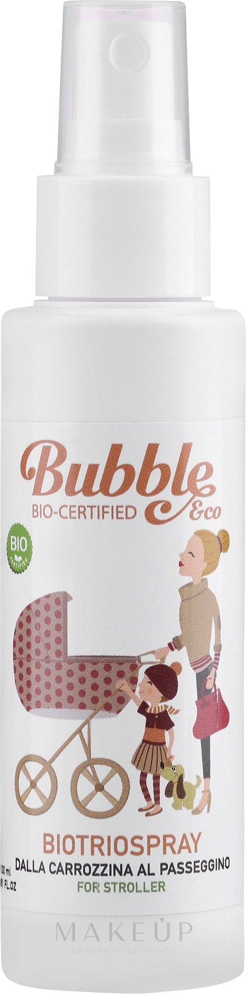 Natürliches Spray für Kinderwagen, Autositze und Kleidung - Bubble&Co Biotrio Spray — Bild 100 ml