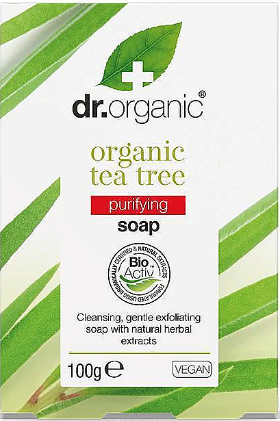 Seife mit Teebaumextrakt - Dr. Organic Tea Tree Soap — Bild N1