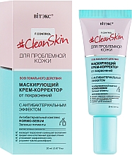 Düfte, Parfümerie und Kosmetik Concealer-Creme gegen Rötungen mit antibakterieller Wirkung - Vitex Clean Skin