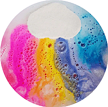 Badebombe mit Vetiver- und Ylang-Ylang-Öl - Bomb Cosmetics Raining Rainbows Watercolours — Bild N2