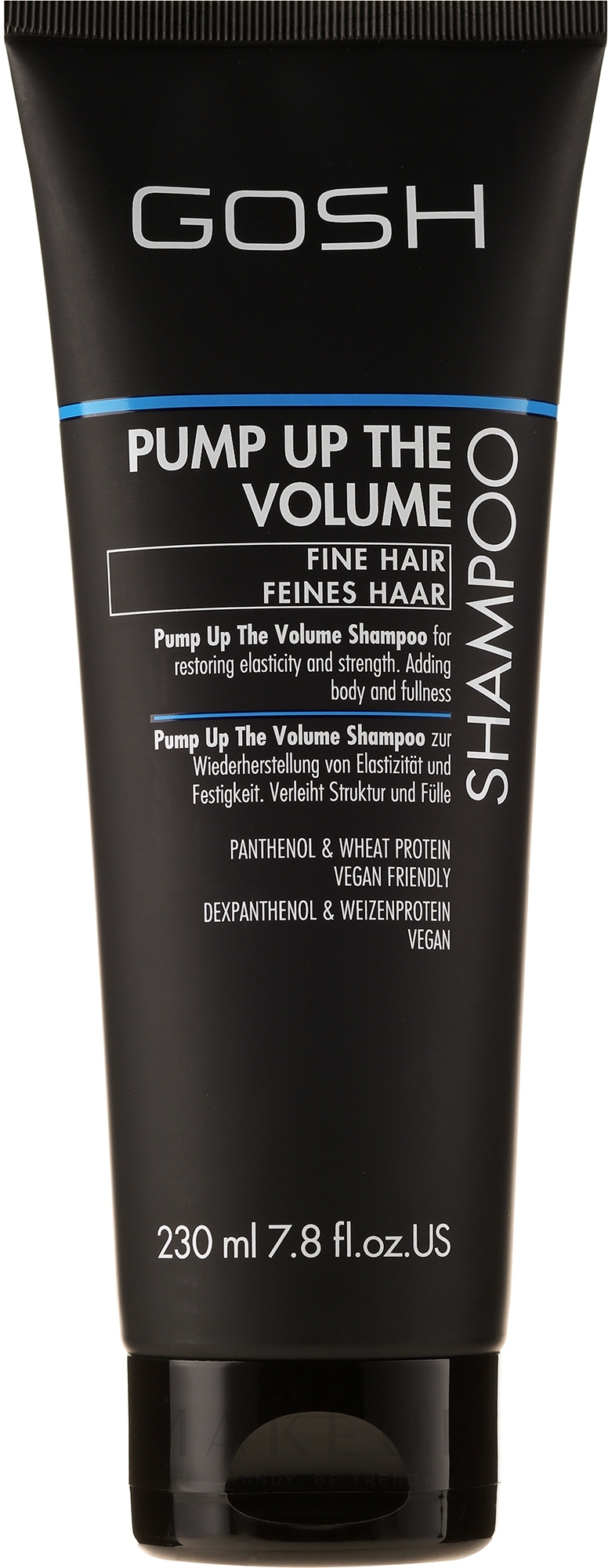 Volumen-Shampoo für feines Haar - Gosh Volume — Foto 230 ml