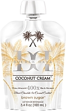 Düfte, Parfümerie und Kosmetik Solariumcreme mit ultradunklen Bronzern - Tan Incorporated Double Dark Black Chocolate Coconut Cream 400X (Doypack) 
