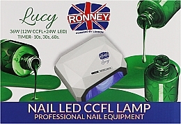 CCFL/LED Lampe für Nageldesign gold - Ronney Profesional Lucy CCFL + LED 36W (GY-LCL-021) Lamp — Bild N2