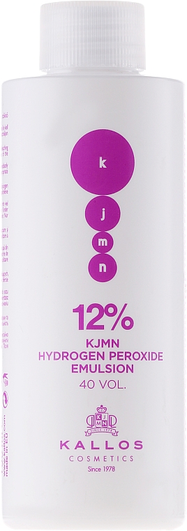 Oxidationsmittel 12% - Kallos Cosmetics KJMN Hydrogen Peroxide Emulsion — Bild N4