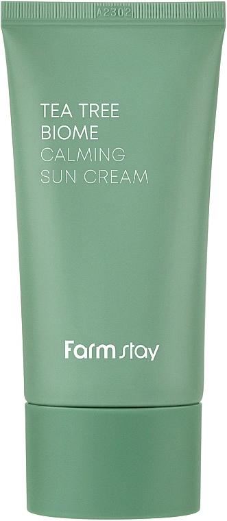 GESCHENK! Beruhigende Sonnenschutzcreme - FarmStay Tea Tree Biome Calming Sun Cream  — Bild N1