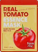Düfte, Parfümerie und Kosmetik Feuchtigkeitsspendende und nährende Tuchmaske für das Gesicht mit Tomatenextrakt - Farmstay Real Tomato Essence Mask