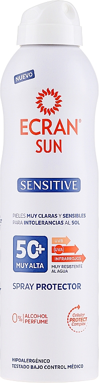 Sonnenschutzspray SPF 50 - Ecran Sun Sensitive Spray Protector SPF50 — Bild N1