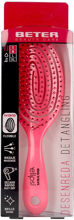 Entwirrbürste für kurzes Haar rosa - Beter Elipsi Detangling Brush — Bild N2