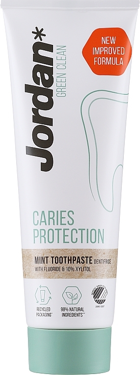 Zahnpasta mit natürlichen Inhaltsstoffen - Jordan Green Clean Cavity Protect — Bild N1
