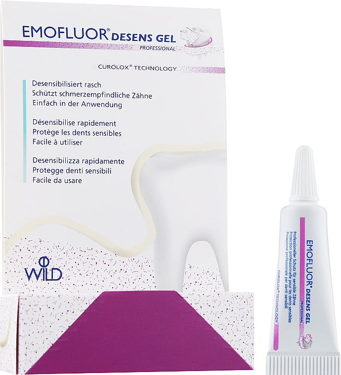 Gel für Zähne - Dr. Wild Emofluor Desens Gel Professional — Bild N2