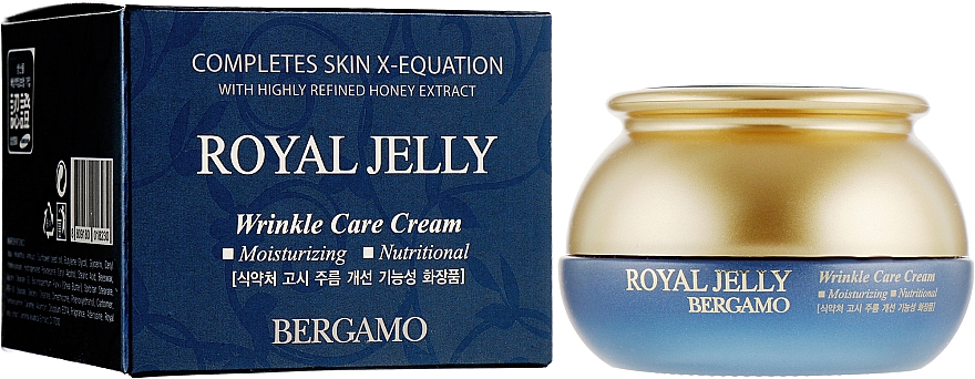 Verjüngende Gesichtscreme mit Gelée Royale - Bergamo Royal Jelly Wrinkle Care Cream — Bild N1