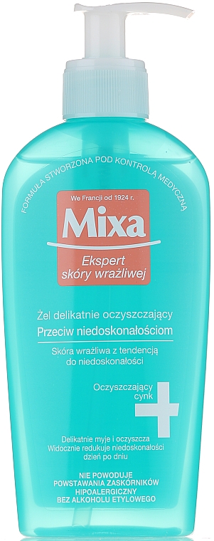 Seifenfreies Reinigungsgel - Mixa Sensitive Skin Expert Cleansing Gel