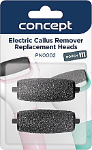 Düfte, Parfümerie und Kosmetik Austauschbare Rollen für elektrische Fußfeile - Concept PN0002 Electric Callus Remover Replacement Heads