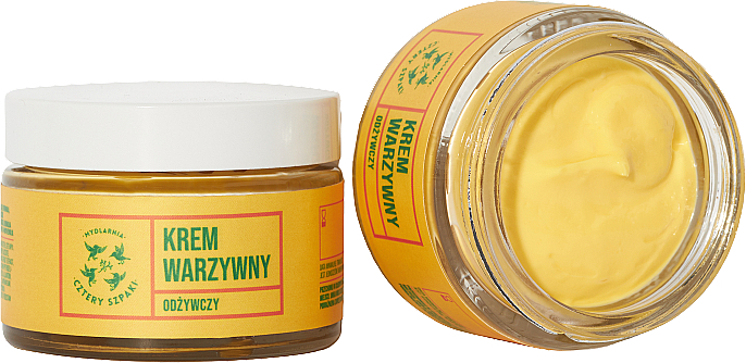 Pflegende pflanzliche Creme für Gesicht, Hals und Dekolleté - Cztery Szpaki — Bild N2