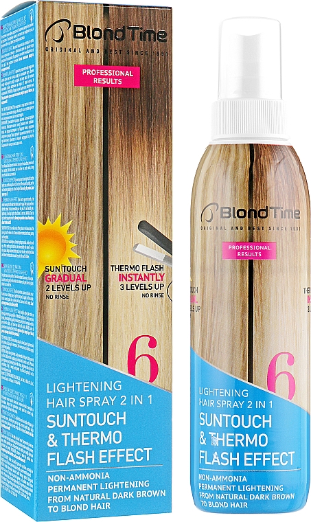 2in1 aufhellendes Haarspray - Blond Time Lightening Hair Spray — Bild N1