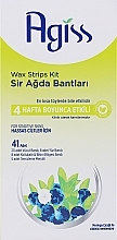 Düfte, Parfümerie und Kosmetik Wachsstreifen-Set zur Enthaarung mit natürlichem Wacholderextrakt - Agiss Wax Strips Kit