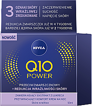 Düfte, Parfümerie und Kosmetik Nachtcreme mit Coenzym Q10 für empfindliche Haut - Nivea Q10 Power Cream