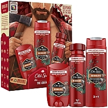 Set - Old Spice The Legend Bearglove (sh/gel/250ml + deo/50ml + spray/150ml + domino/1pc) — Bild N1