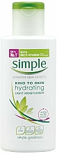 Düfte, Parfümerie und Kosmetik Feuchtigkeitsspendende Creme - Simple Kind To Skin Hydrating Light Moisturiser