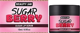 Zuckerpeeling für die Lippen Sudar Berry - Beauty Jar Sugar Berry Lip Scrub  — Bild N2