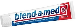 Düfte, Parfümerie und Kosmetik Zahnpasta Classic mit Aktiv -Fluorid - Blend-a-med Classic Toothpaste