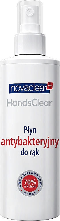 Antibakterielles Handreinigungsspray mit Hyaluronsäure und Aloe - Novaclear Hands Clear — Bild N2