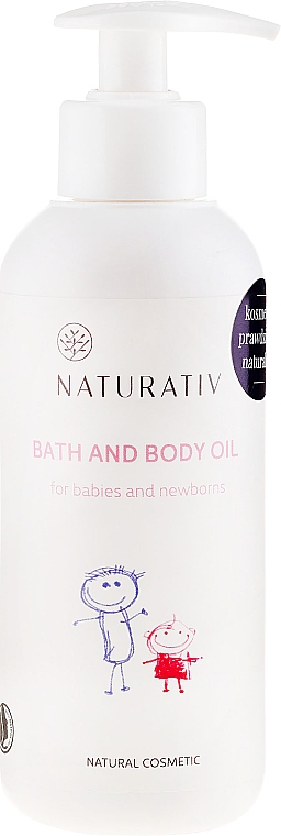Körper- und Badeöl für Babys und Neugeborene - Naturativ Bath and Body Oil for Infants and Baby — Bild N1