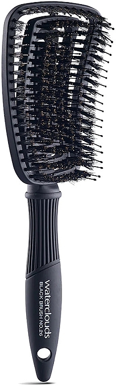 Haarbürste - Waterclouds Black Brush 26 Natural Flex Large — Bild N1