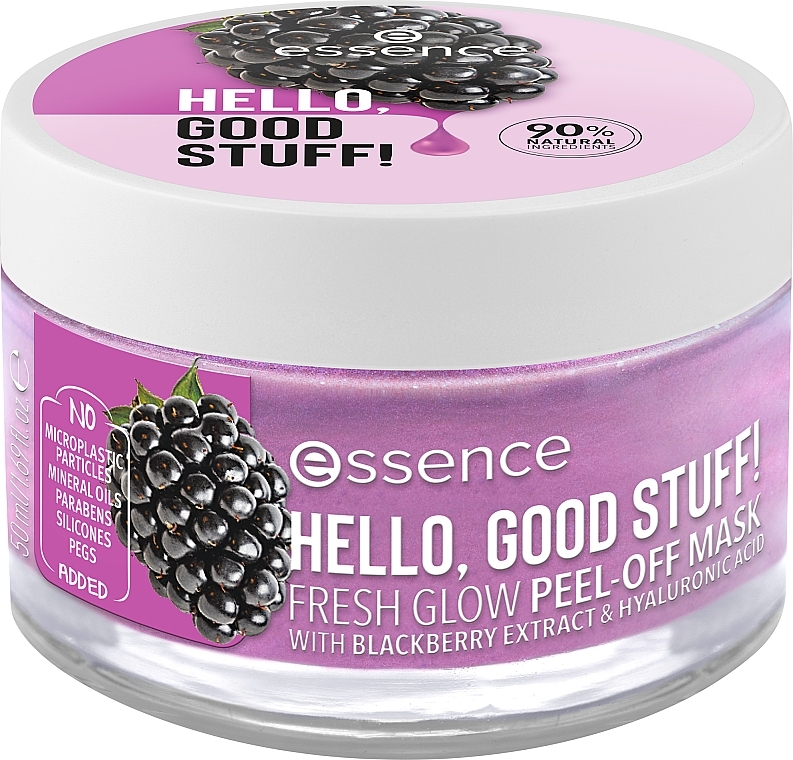 Maske-Schaum für das Gesicht - Essence Hello, Good Stuff! Fresh Glow Peel-Off Mask — Bild N1