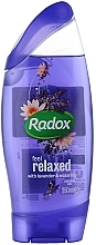 Entspannendes Duschgel mit Lavendel- und Seerosenduft - Radox Feel Relaxed Shower Gel — Bild N3