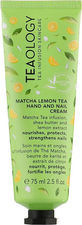 Creme für Hände und Nägel - Teaology Matcha Tea Hand And Nail Cream — Bild N1