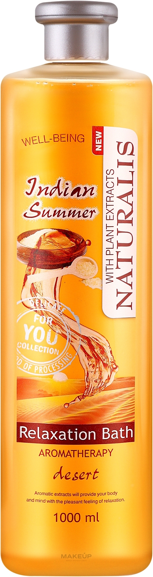 Entspannender Badeschaum - Naturalis Indian Summer Relaxation Bath — Bild 1000 ml