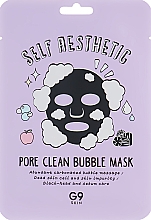 Düfte, Parfümerie und Kosmetik Tief reinigende, porenverengernde und pflegende Tuchmaske für das Gesicht gegen Mitesser - G9Skin Self Aesthetic Poreclean Bubble Mask