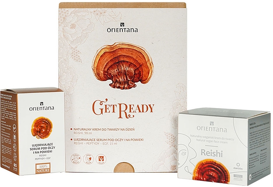 Set - Orientana Get Ready (Gesichtscreme/50 ml + Augenserum/15 ml) — Bild N1