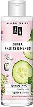 Düfte, Parfümerie und Kosmetik Beruhigendes Gesichtstonikum mit Gurke und Salbei für empfindliche Haut - AA Super Fruits & Herbs Healthy Matt