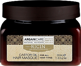 Haarmaske zum Haarwachstum mit Rizinusöl - Arganicare Castor Oil Hair Masque — Bild N1