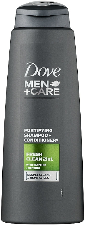 Stärkendes Shampoo für Männer - Dove Men+ Care Fresh Clean 2in1 Fortifying Shampoo