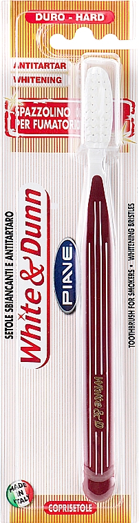 Zahnbürste White & Dunn hart Burgund - Piave Toothbrush — Bild N1