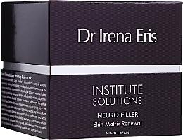 Düfte, Parfümerie und Kosmetik Erneuernde verjüngende Nachtcreme für das Gesicht - Dr Irena Eris Institute Solutions Neuro Filler Skin Matrix Renewal Night Cream