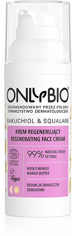 Regenerierende Gesichtscreme mit Bio Bakuchiol - Only Bio Bakuchiol & Squalane Regenerating Cream — Bild N1
