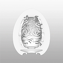 Dehnbarer Masturbator in Eiform mit wolkenförmiger Struktur - Tenga Egg Cloudy — Bild N4