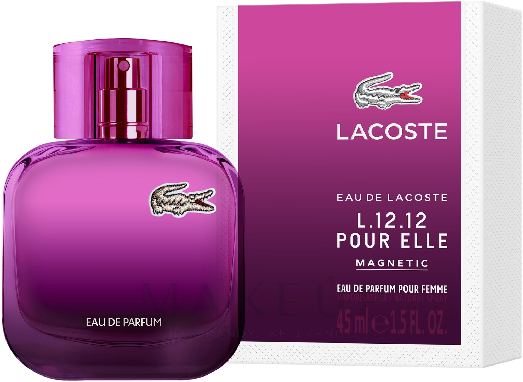 Lacoste Eau De L.12.12 Pour Elle Magnetic - Eau de Parfum — Foto 45 ml