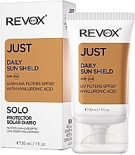 Sonnenschutzcreme für das Gesicht SPF 50+ - Revox Just Daily Sun Shield UVB + UVA Filters SPF 50 + — Bild N2