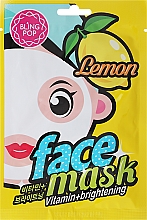Vitaminisierte und aufhellende Gesichtsmaske mit Zitronenextrakt - Bling Pop Lemon Vitamin & Brightening Face Mask — Bild N1