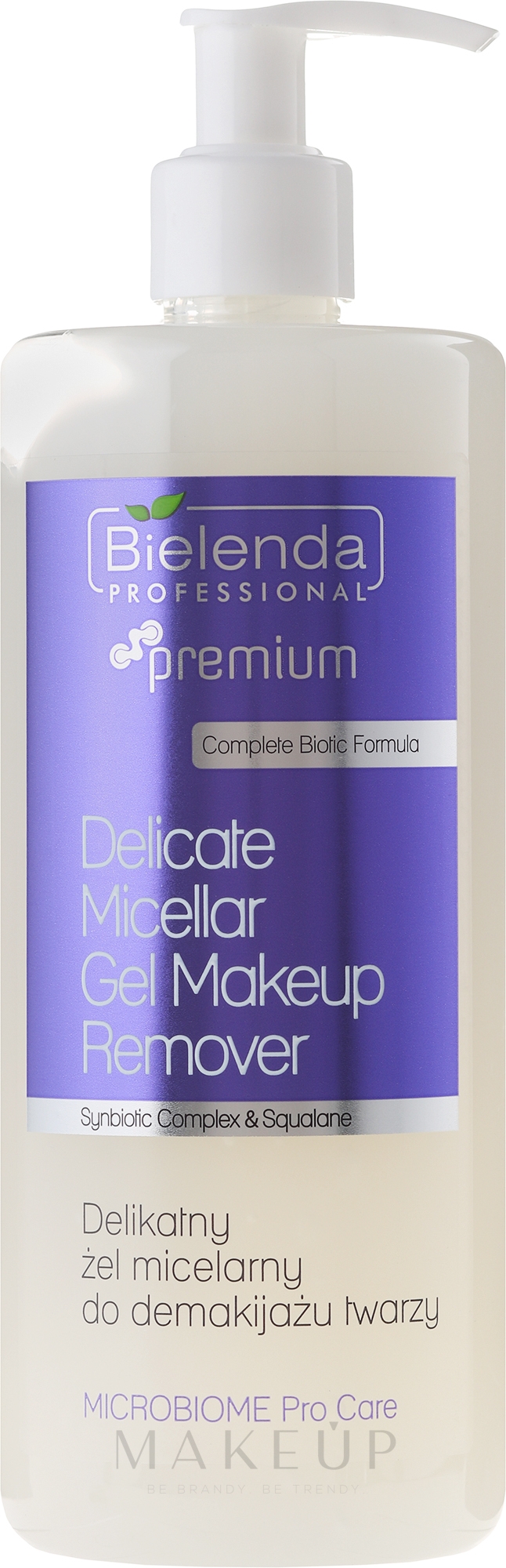 Mizellen-Gesichtswaschgel zum Abschminken - Bielenda Professional Microbiome Pro Care Delicate Micelar Gel Makeup Remover — Foto 500 ml