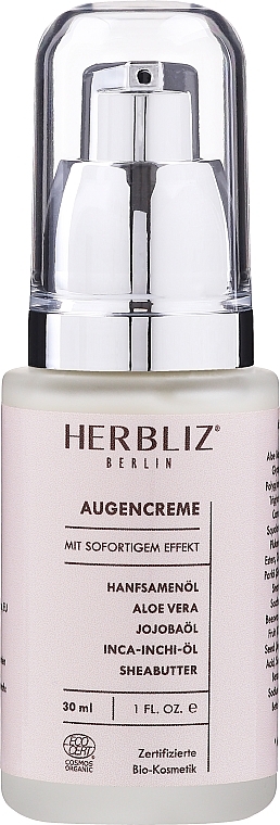 Augencreme mit Hanfsamenöl und Aloe Vera - Herbliz — Bild N4